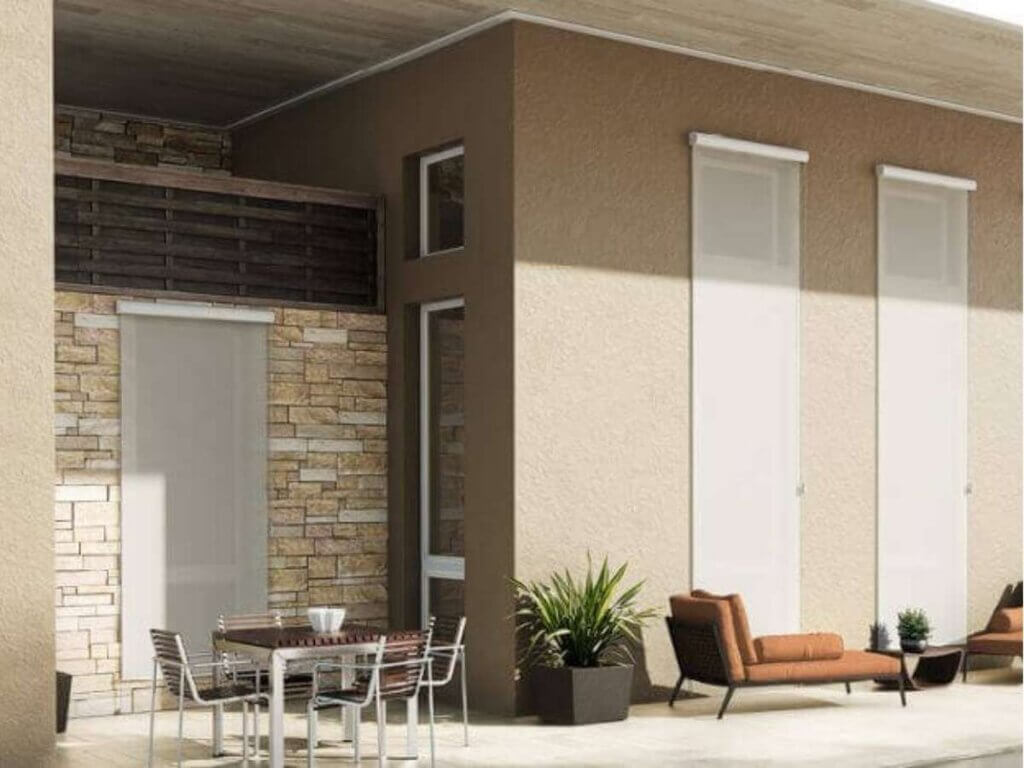 exterior shades - bloomin blinds (austin)